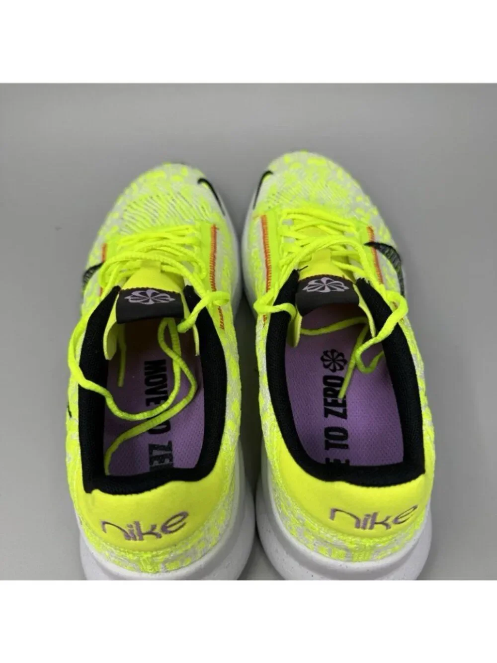 Nike SuperRep Go 3 Flyknit Next Nature Women's 8.5 Workout Shoes Volt/Fuchsia